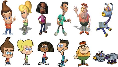 jimmy neutron charaktere.